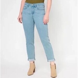 NYDJ Petite Margot Girlfriend Kingston 8 P New